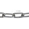 23 Feet Proof Coil Chain, 3/16 Inch Zinc Plated Iron Straight Link Coil Chain for Towing, Logging, Guard Rails-1