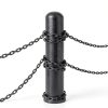 Long Black Chain Link 1/4" x 19.7 Ft, Heavy Duty Metal Porch Swing Chain for Hanging, Carbon Steel Coil Chains for Outdoor Fence, Punching Bag, Hammock Chair, Safe Working Load, Tie Down-7